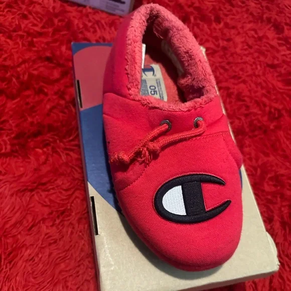Poshmark Black And Red Champion Slippers Champion Shoes Nwt